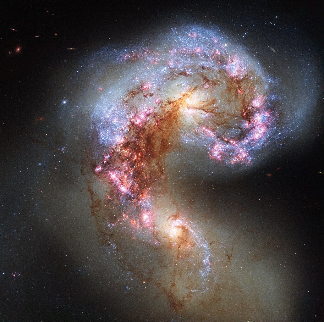 Antennengalaxie Hubble