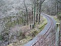 Vale of Rheidol Railway Embankment.